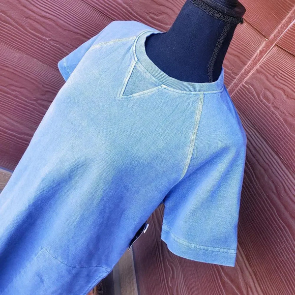 NWT LUCKY BRAND Women's Size Small Blue Sweater T-Shirt Dress - Picture 14 of 14
